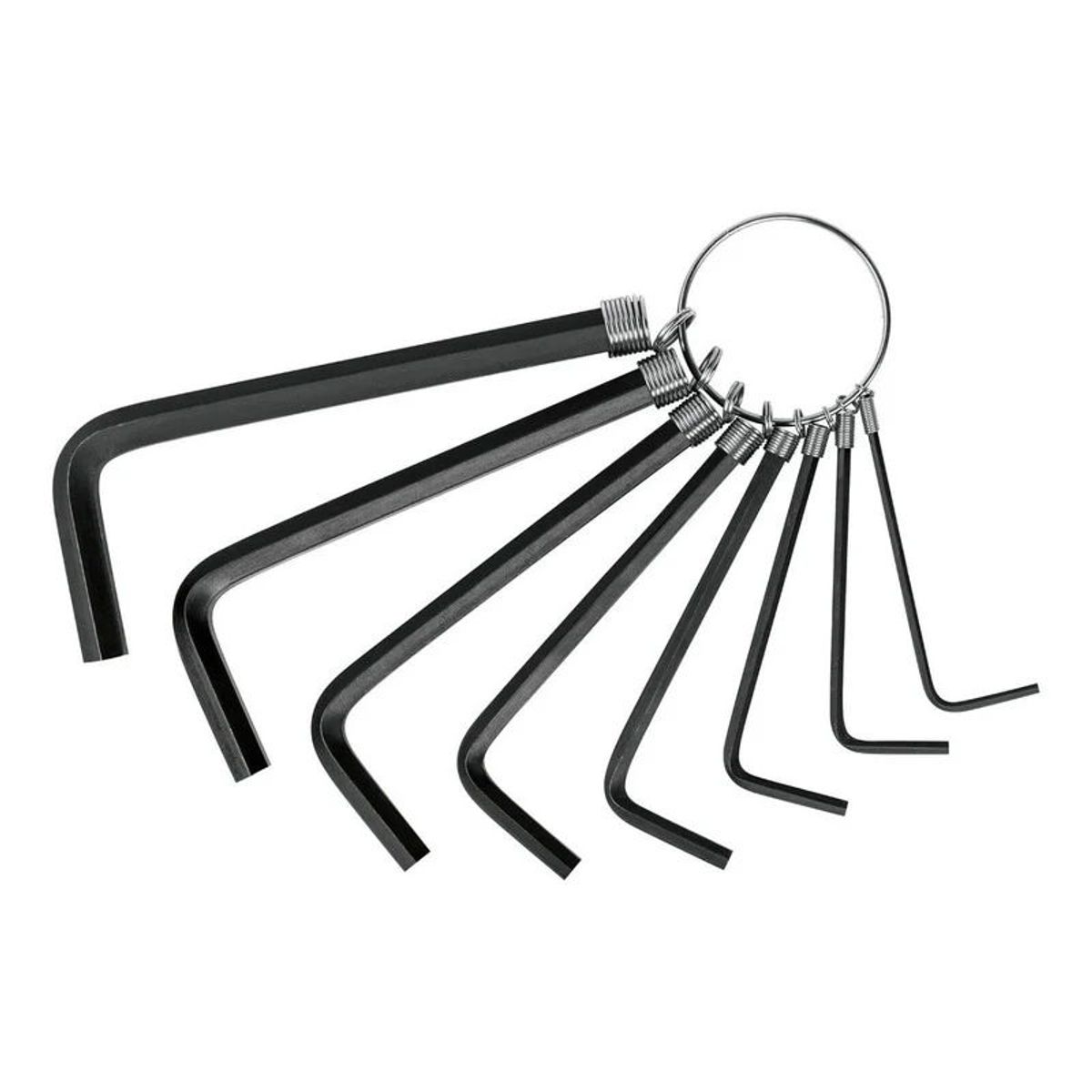 PRETUL - Juego 8 Llaves Allen Milim Hexagonal Tipo Llavero Pretul - 21851