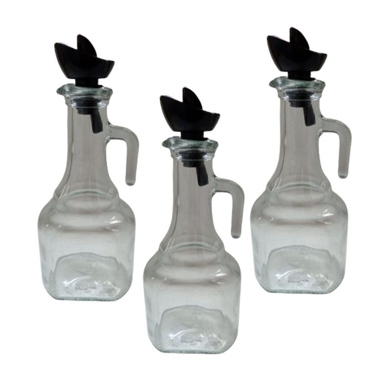 START FG - Dispensador de aceites Botellita de mesa con filtro vinagre vinagretas