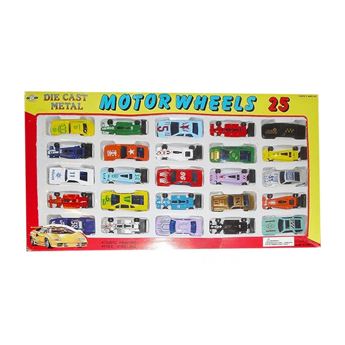 GENERICO - Pack2 Carritos de Motor Metal Wheels Y+Regalo Agendita