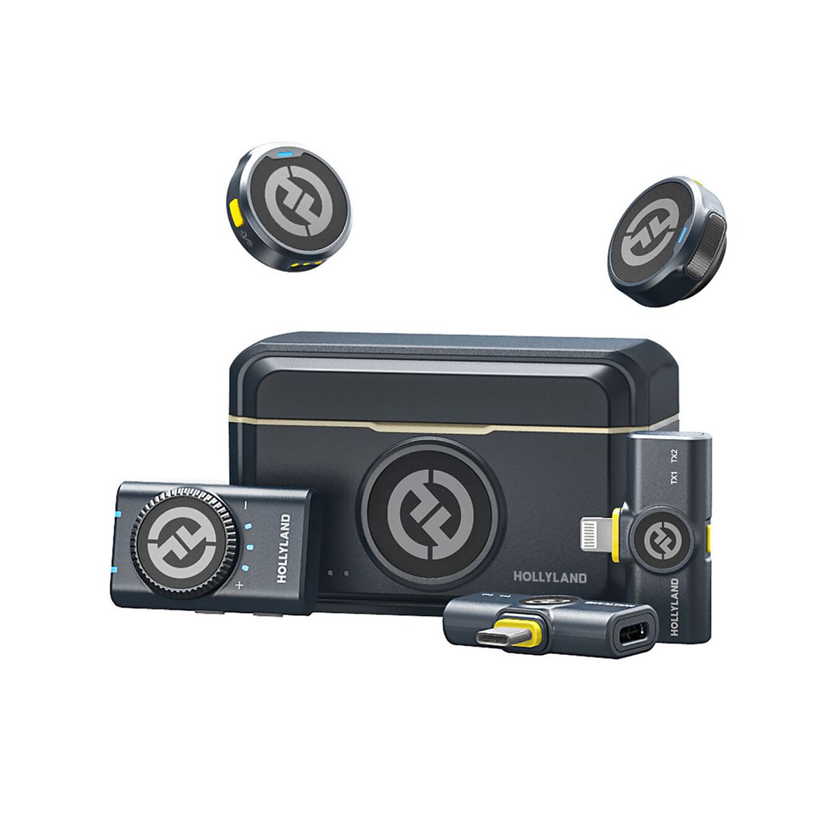 GENERICO - Micrófono inalámbrico Hollyland Lark M2 Duo Combo para 2 personas