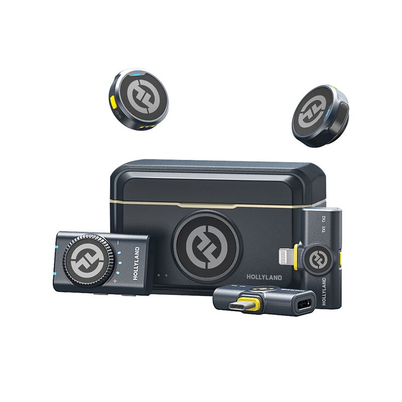 GENERICO - Micrófono inalámbrico Hollyland Lark M2 Duo Combo para 2 personas