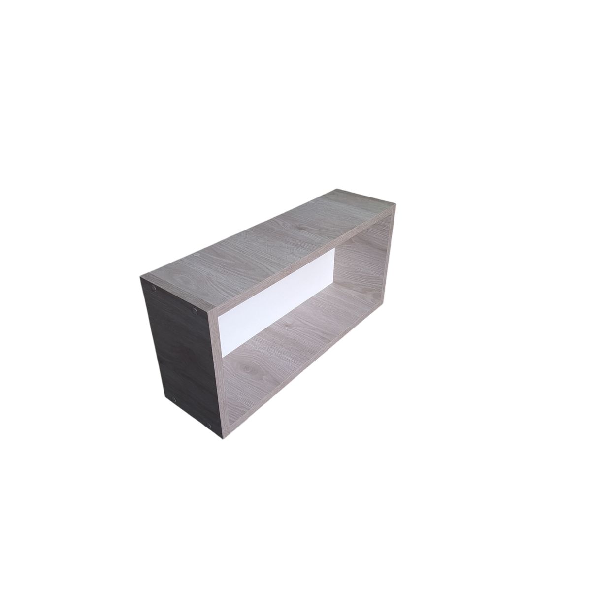 GENERICO - Repisa Estante Flotante Rectangular  Melamina Ceniza