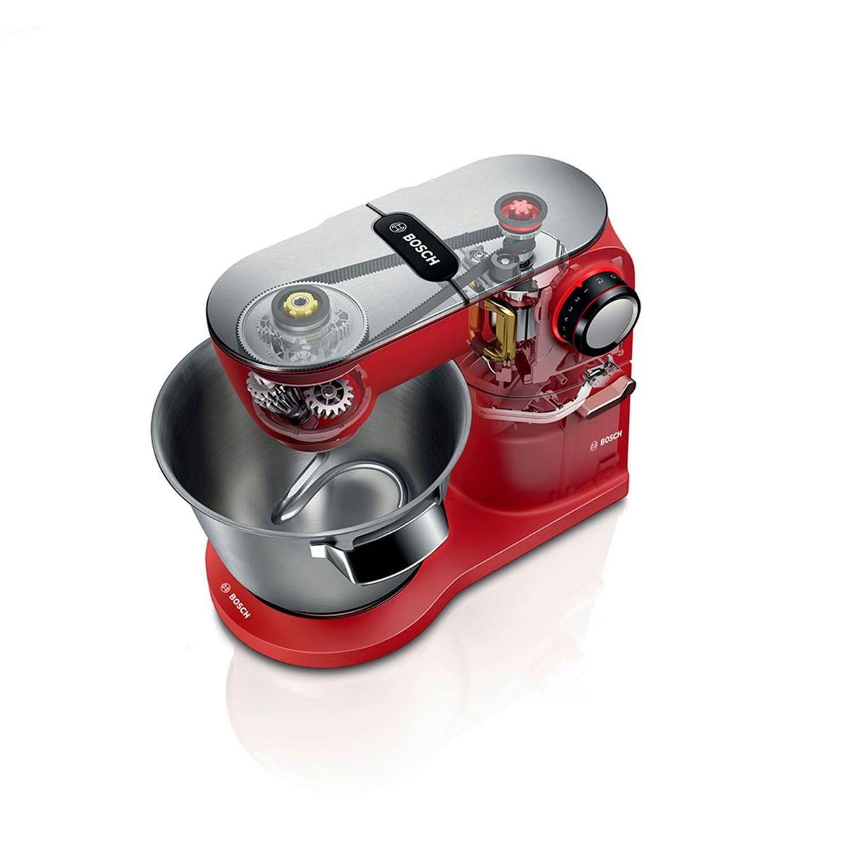BOSCH - Batidora de Pedestal Roja 55L MUM9A66R00