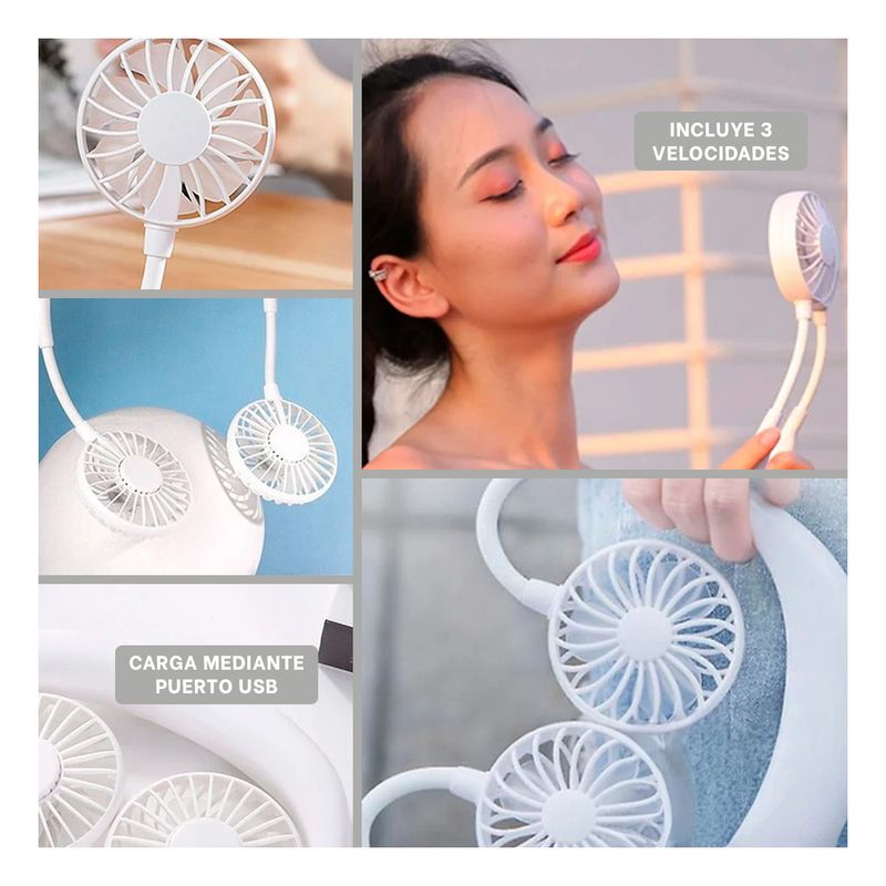 GENERICO - Soplador Funcional de Cuello en Blanco Y+Ligas de Regalo