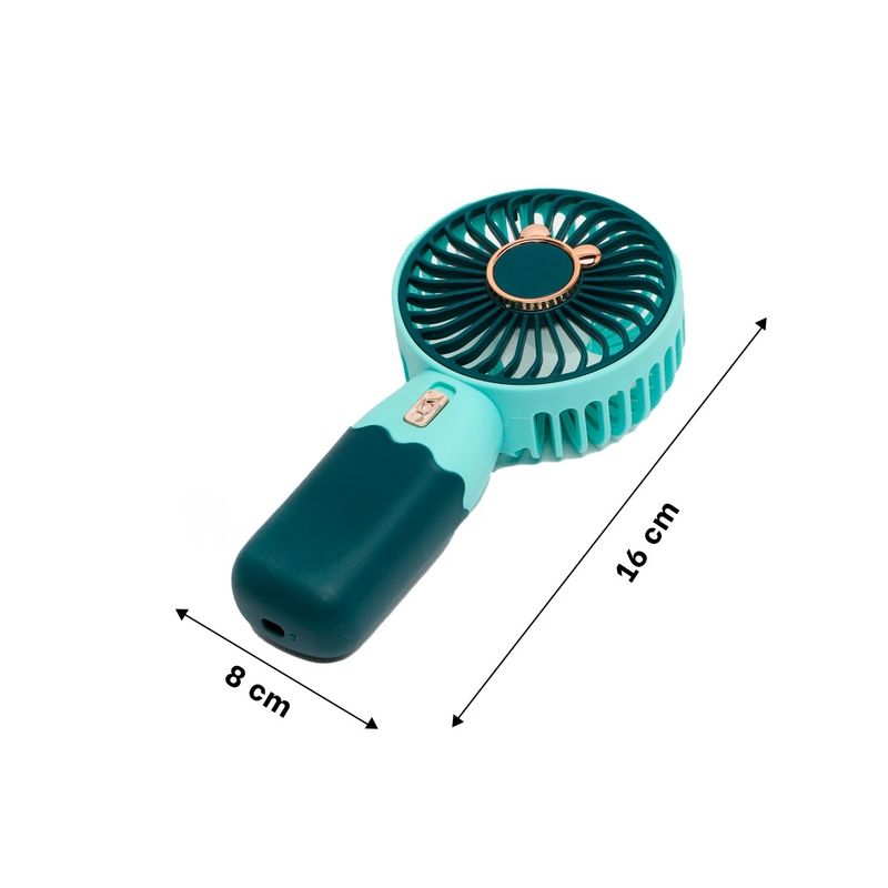 GENERICO - Pack4 Ventilador de Color Verde Y+Regalo Stickers