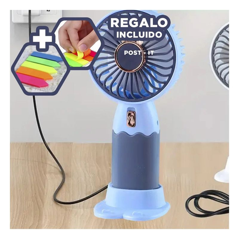 GENERICO - Pack12 Mini Enfriador en Azul Y+Banderitas Adhesivas