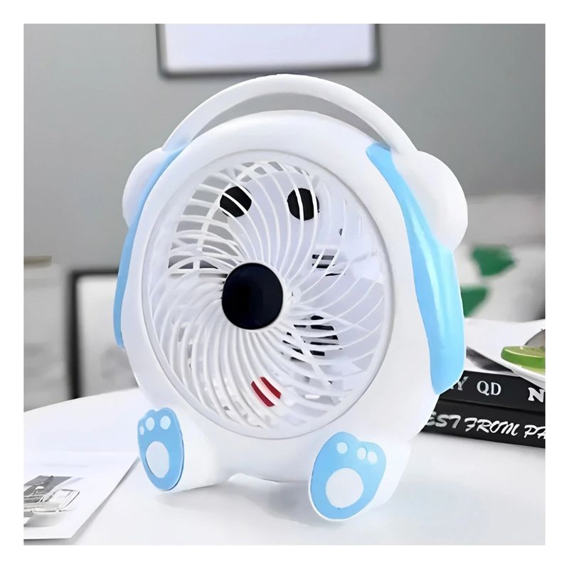 GENERICO - Pack2 Ventilador Infantil de Multicolor Y+Papel de Regalo