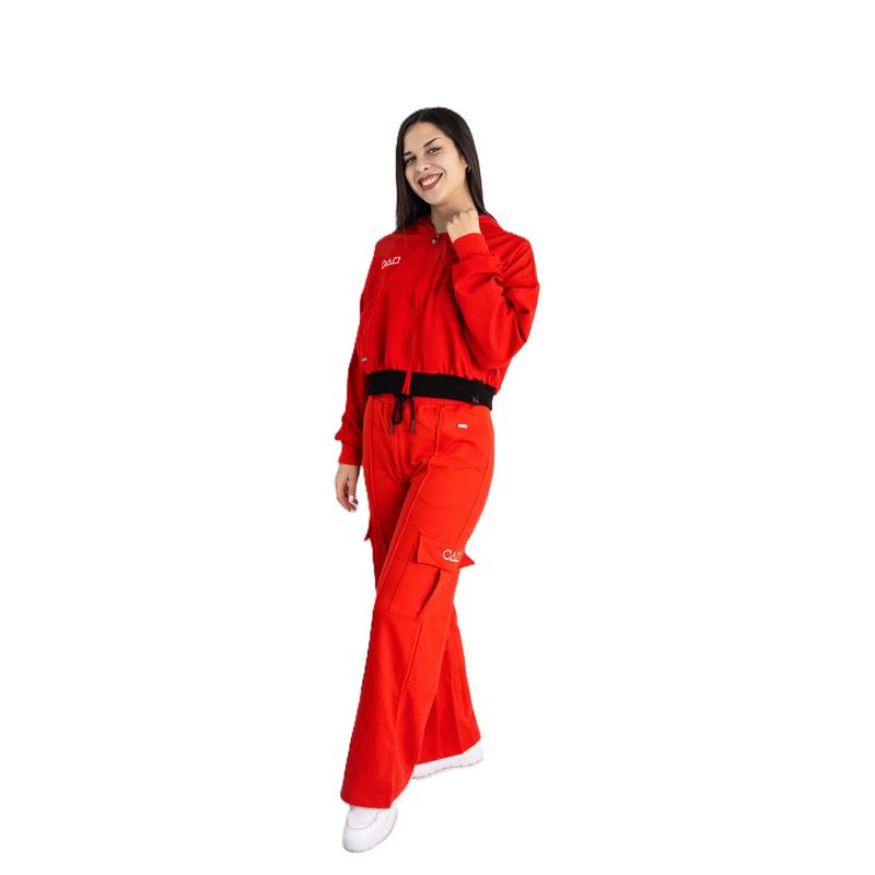 TEXTILES ARVAL - PANTALON PALAZO  JUEGO DE MUJER  MUJER ROJO