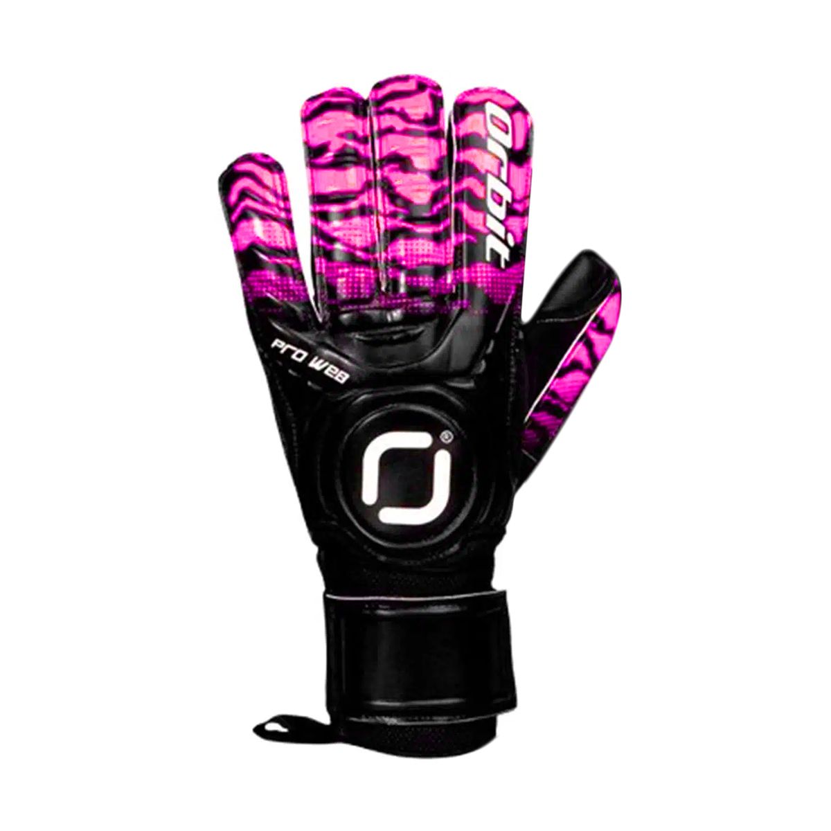 ORBIT - GUANTES DE ARQUERO ORBIT CON VARILLAS PRO WEB FUCSIA TALLA 9