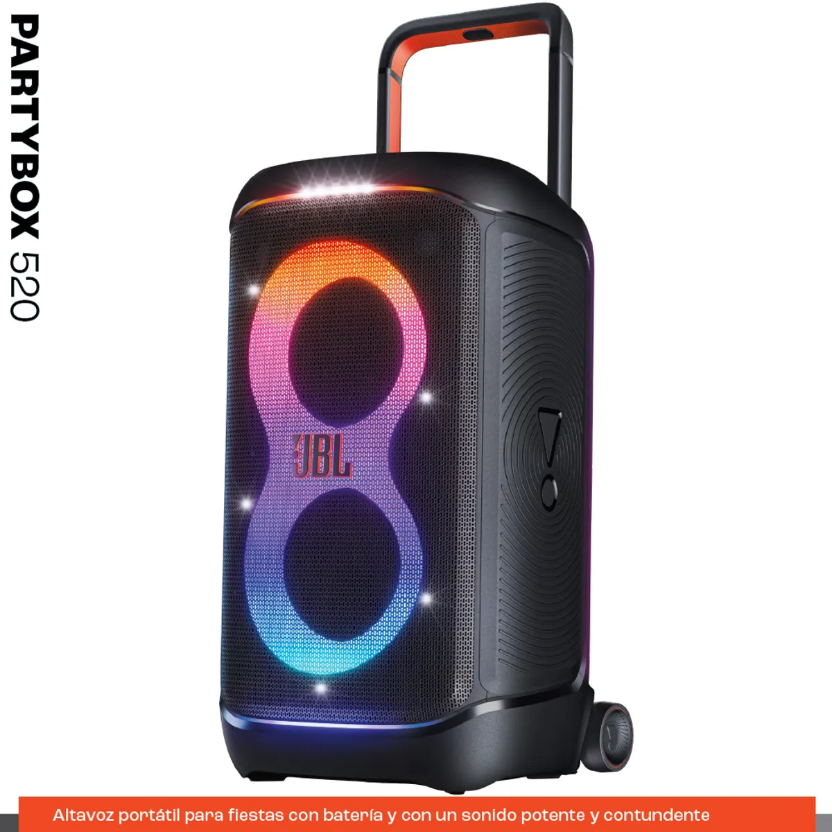 JBL - JBL Partybox 520 Parlante Bluetooth 400W Portatil IPX4 15H