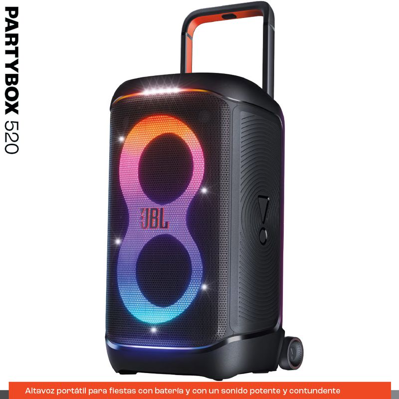 JBL - JBL Partybox 520 Parlante Bluetooth 400W Portatil IPX4 15H