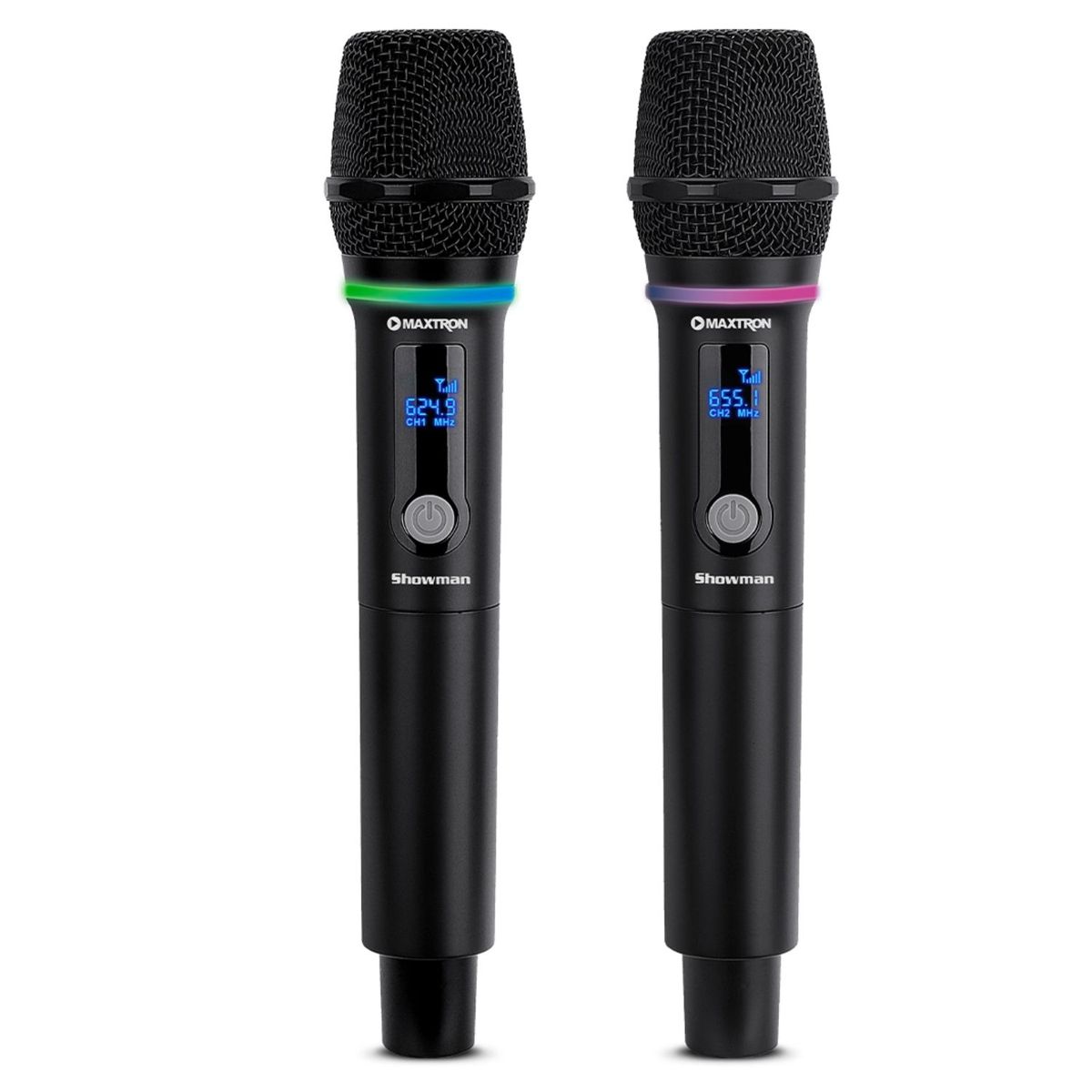 MAXTRON - Micrófono Dual Maxtron MX7268WL Showman Inalámbrico