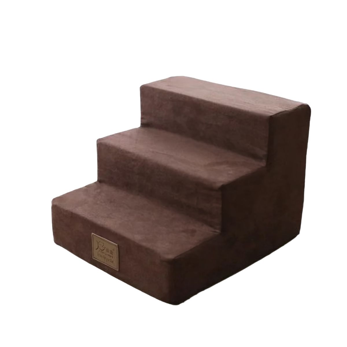 GENERICO - ESCALERA PARA PERROS 3 PASOS CON CIERRE - MARRON