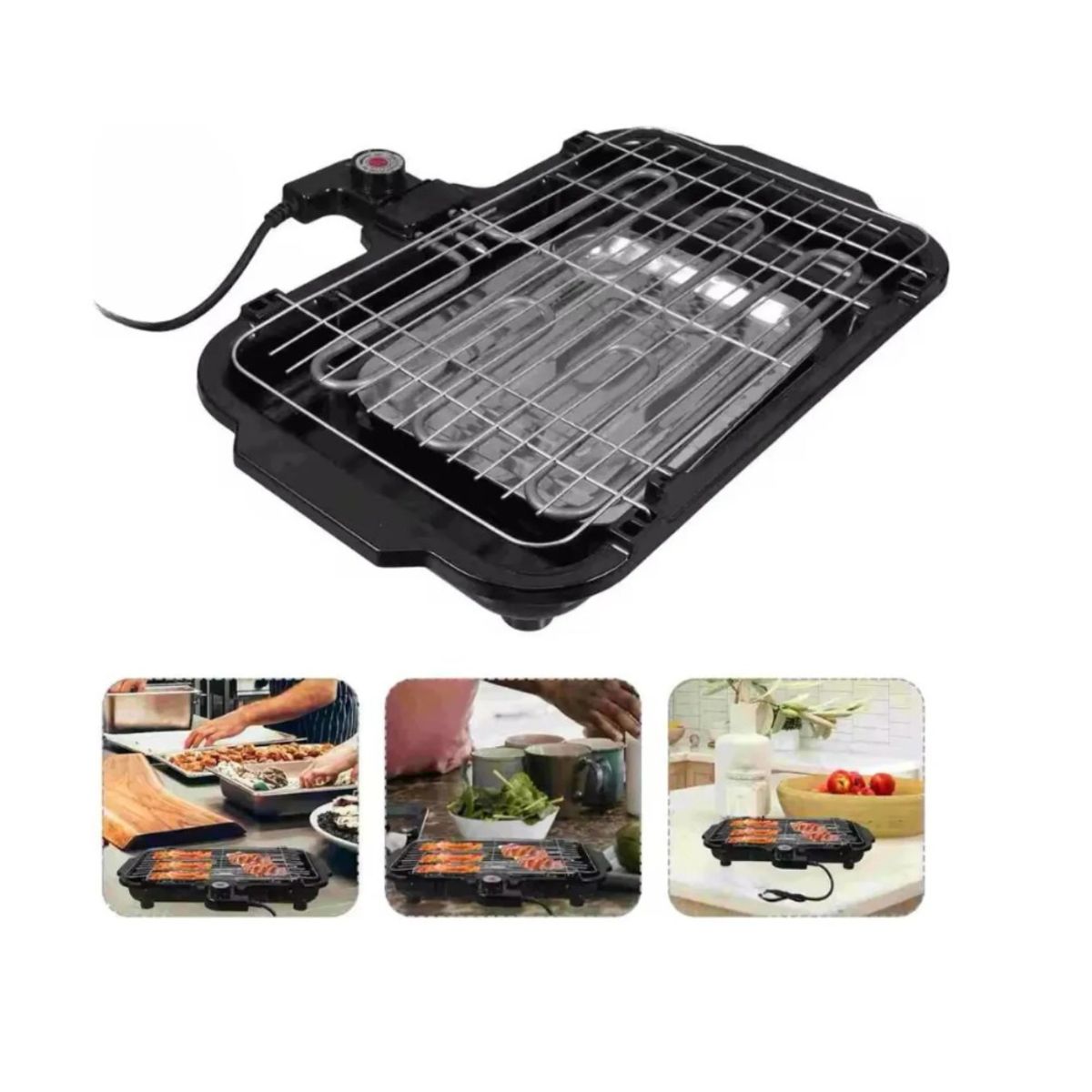 GENERICO - MINI PARRILLA ELECTRICA BARBECUE GRILL 2000W