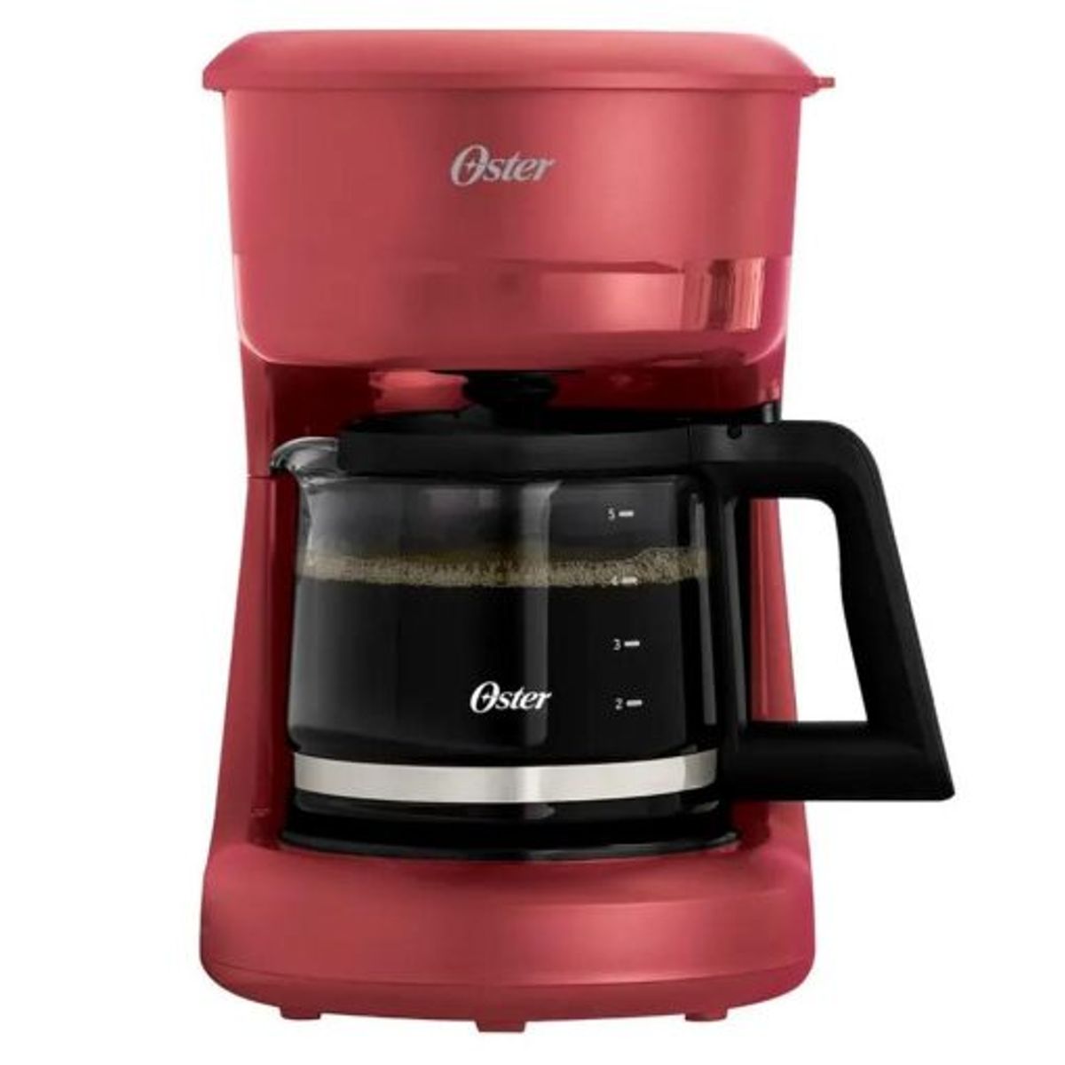 OSTER - Cafetera Oster 5tz de filtro reutilizable BVSTDCS51R Roja