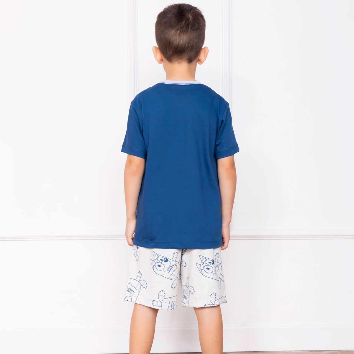BLUEY - PIJAMA BLUEY NIÑO MC - JERSEY 100% ALGODON