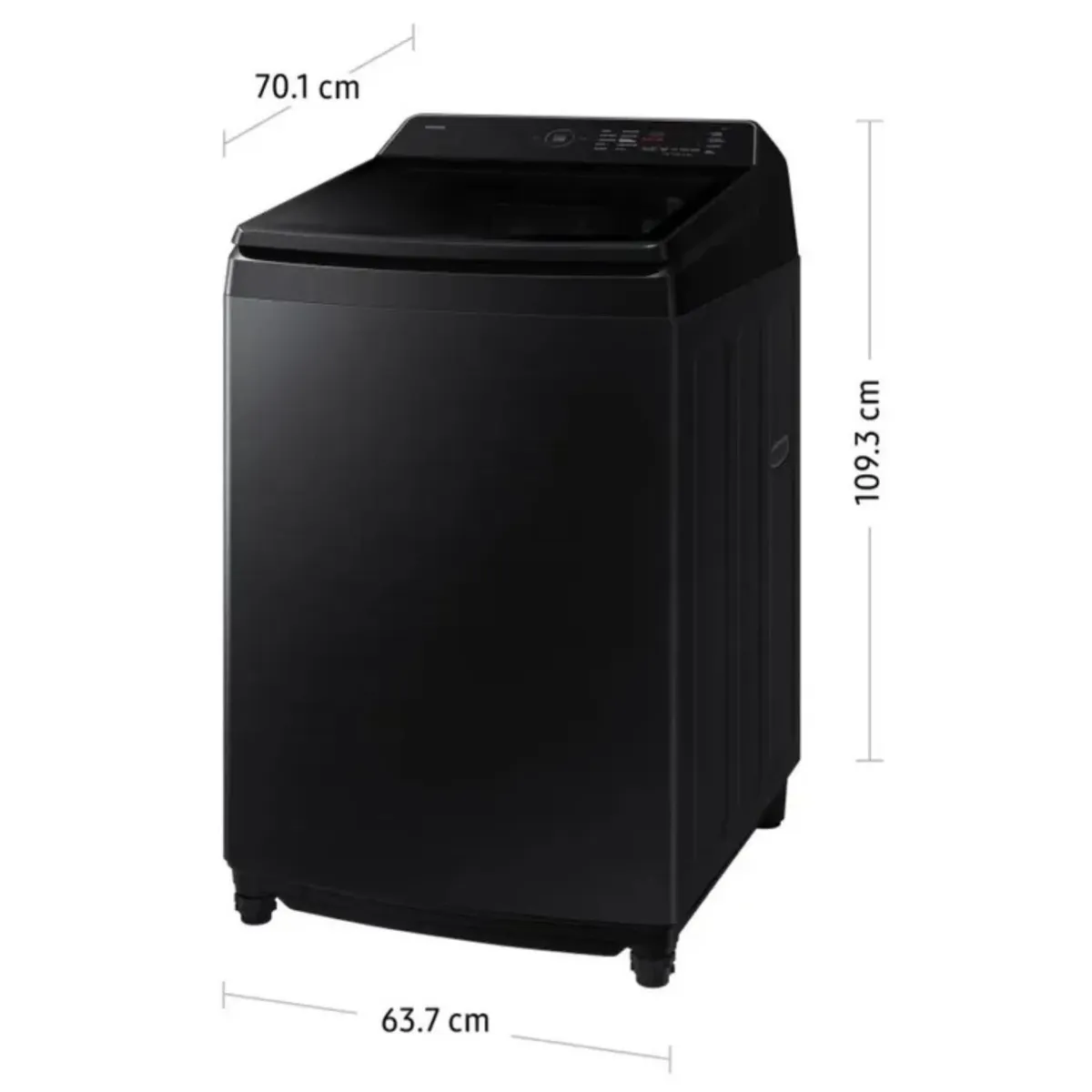 SAMSUNG - Lavadora SAMSUNG 19KG AI Wash EcoBubble WA80F19S8BPE Negra