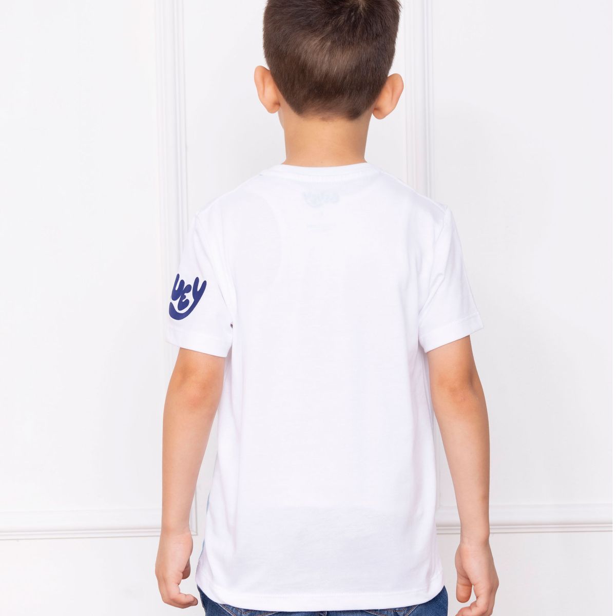 BLUEY - POLO BLUEY NIÑO MC - JERSEY 100% ALGODON