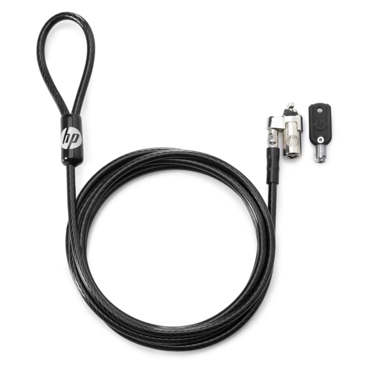 HP - Cable de Seguridad HP Nano Keyed 1AJ39AA Candado Antirrobo para Laptop