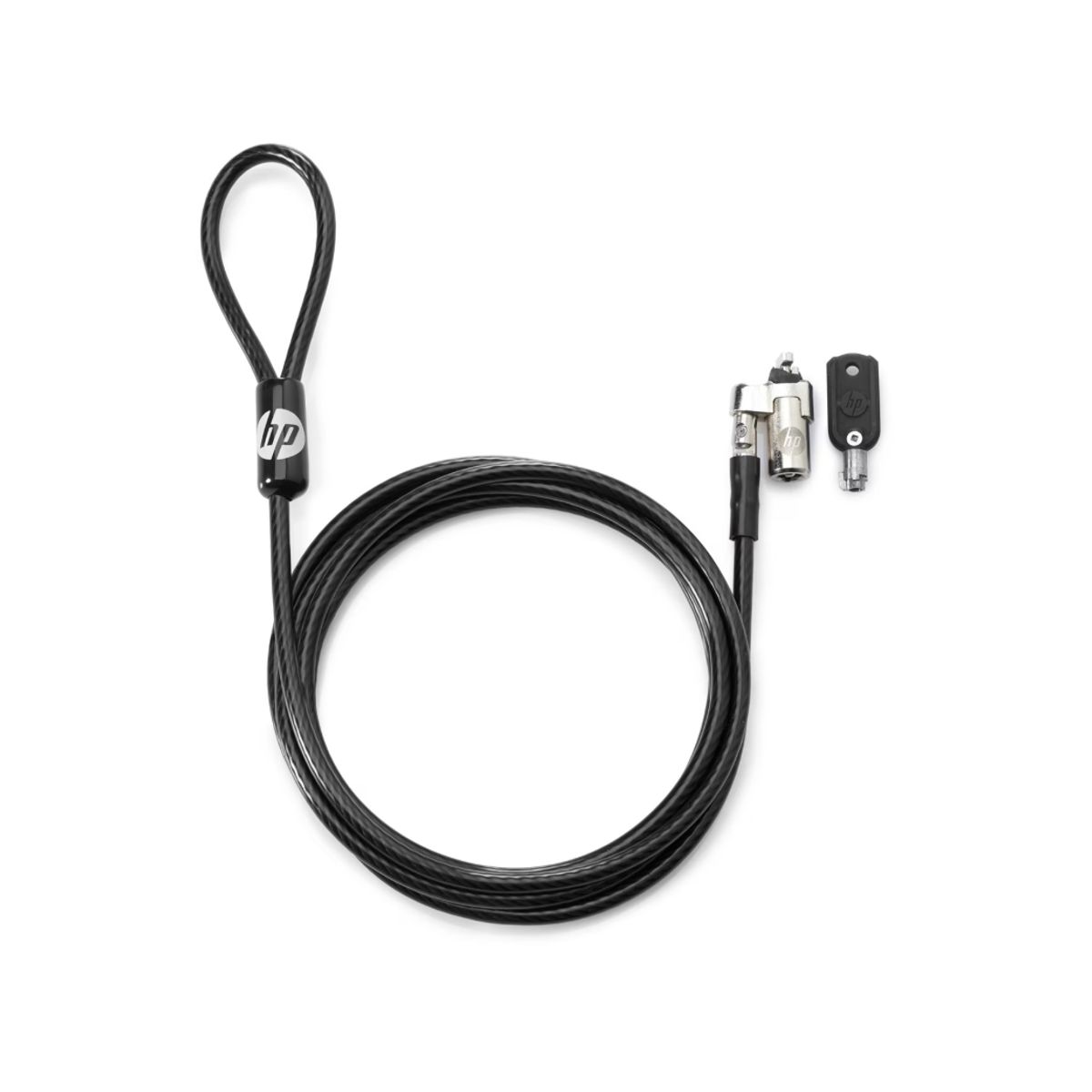 HP - Cable de Seguridad HP Nano Keyed 1AJ39AA Candado Antirrobo para Laptop