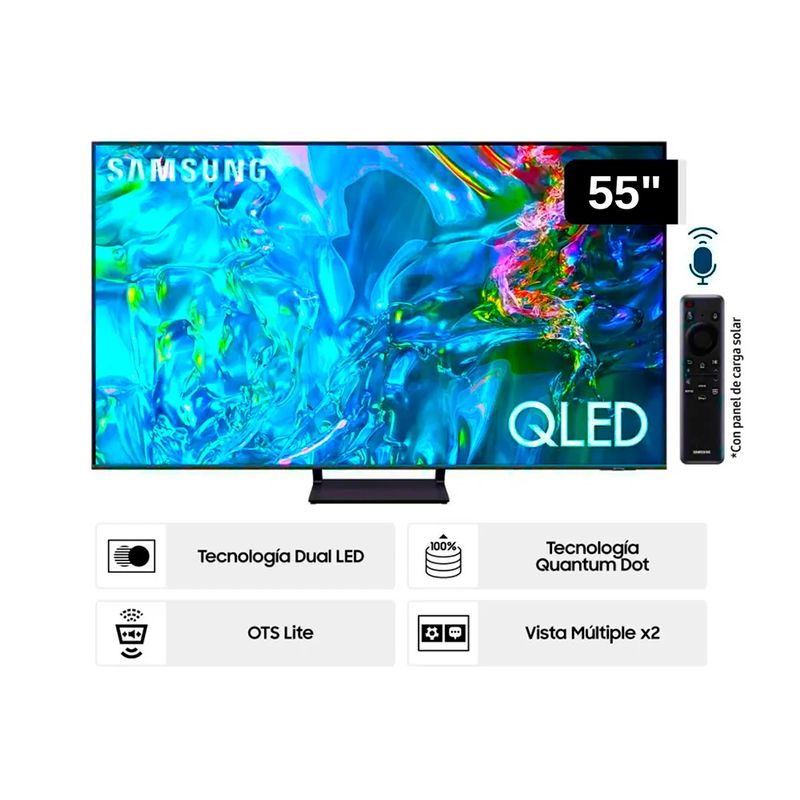 Samsung 55 QLED 4K Q65D Tizen OS Smart TV SAMSUNG | falabella.com