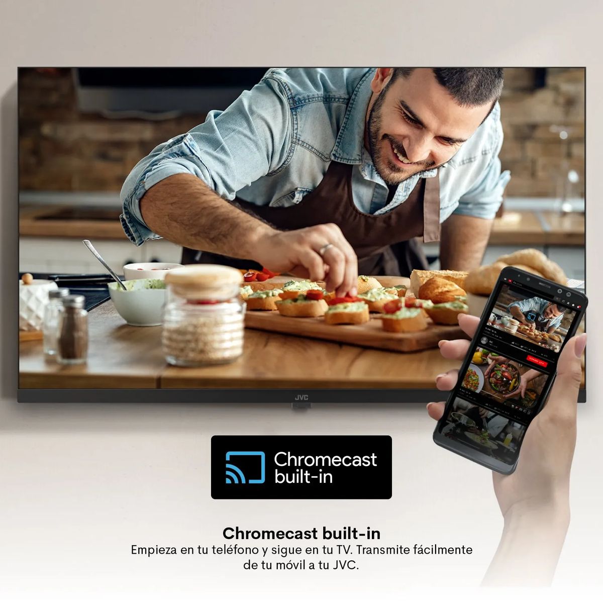 JVC - TELEVISOR JVC LED 32 HD GOOGLE TV OS LT-32KM148