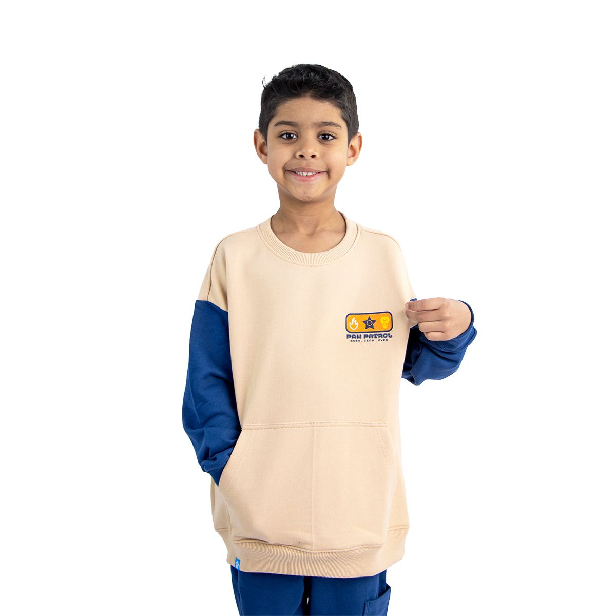 NICKELODEON - POLERA MODA PAW PATROL BEIGE NIÑO