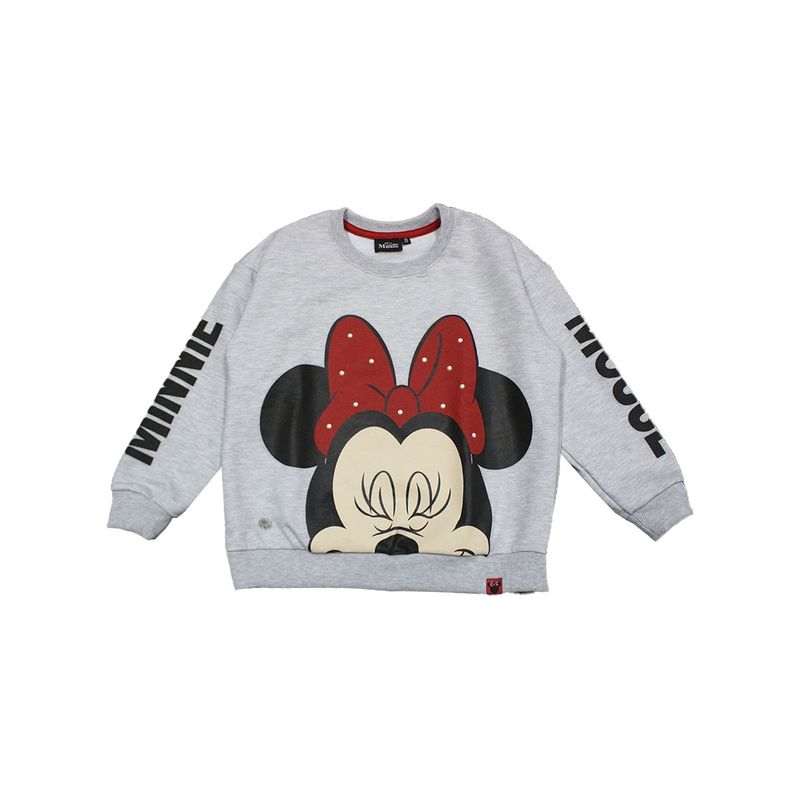DISNEY - POLERA MODA MINNIE MOUSE HUESO JASPE NIÑA