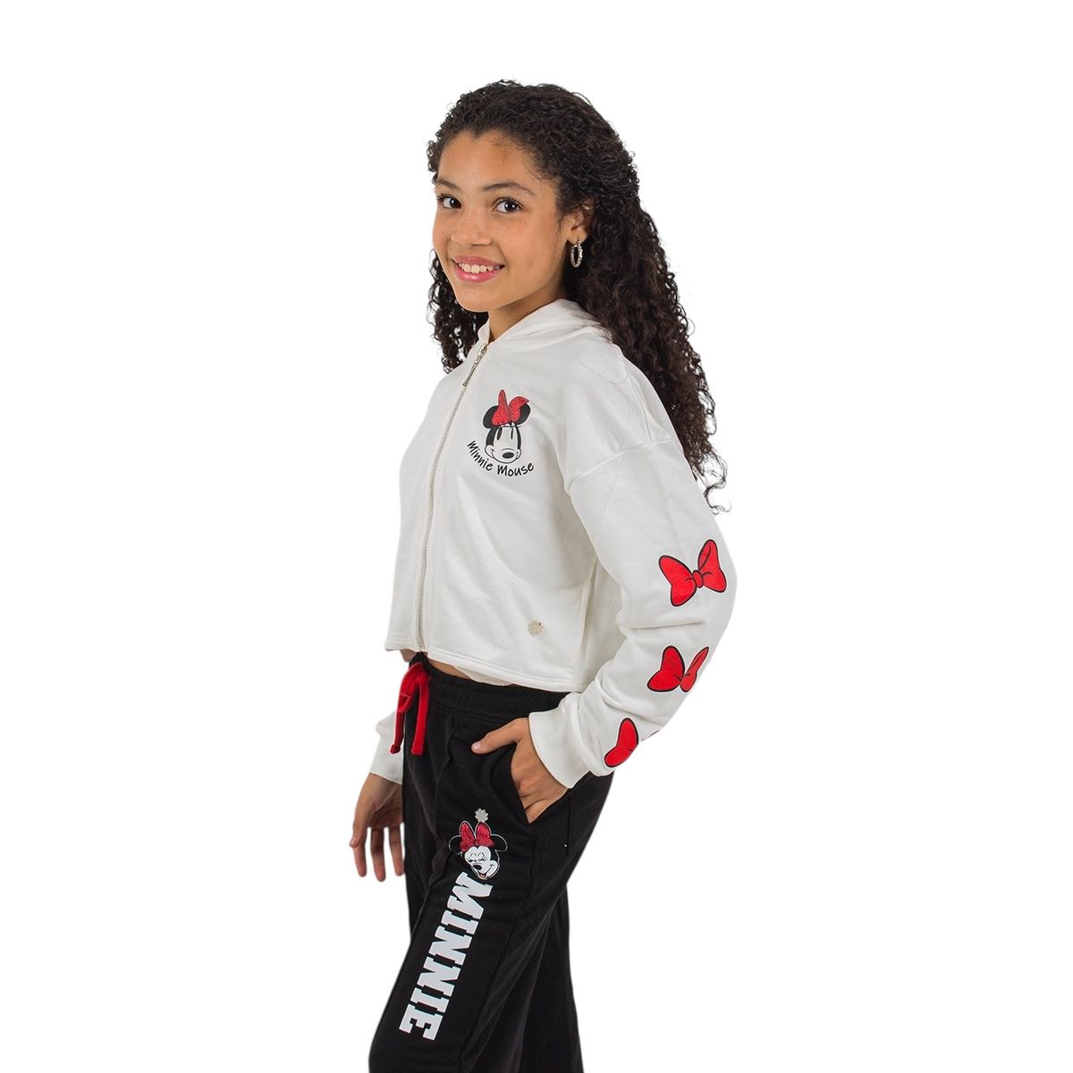 DISNEY CLASICOS - CASACA MODA MINNIE MOUSE MARFIL NIÑA