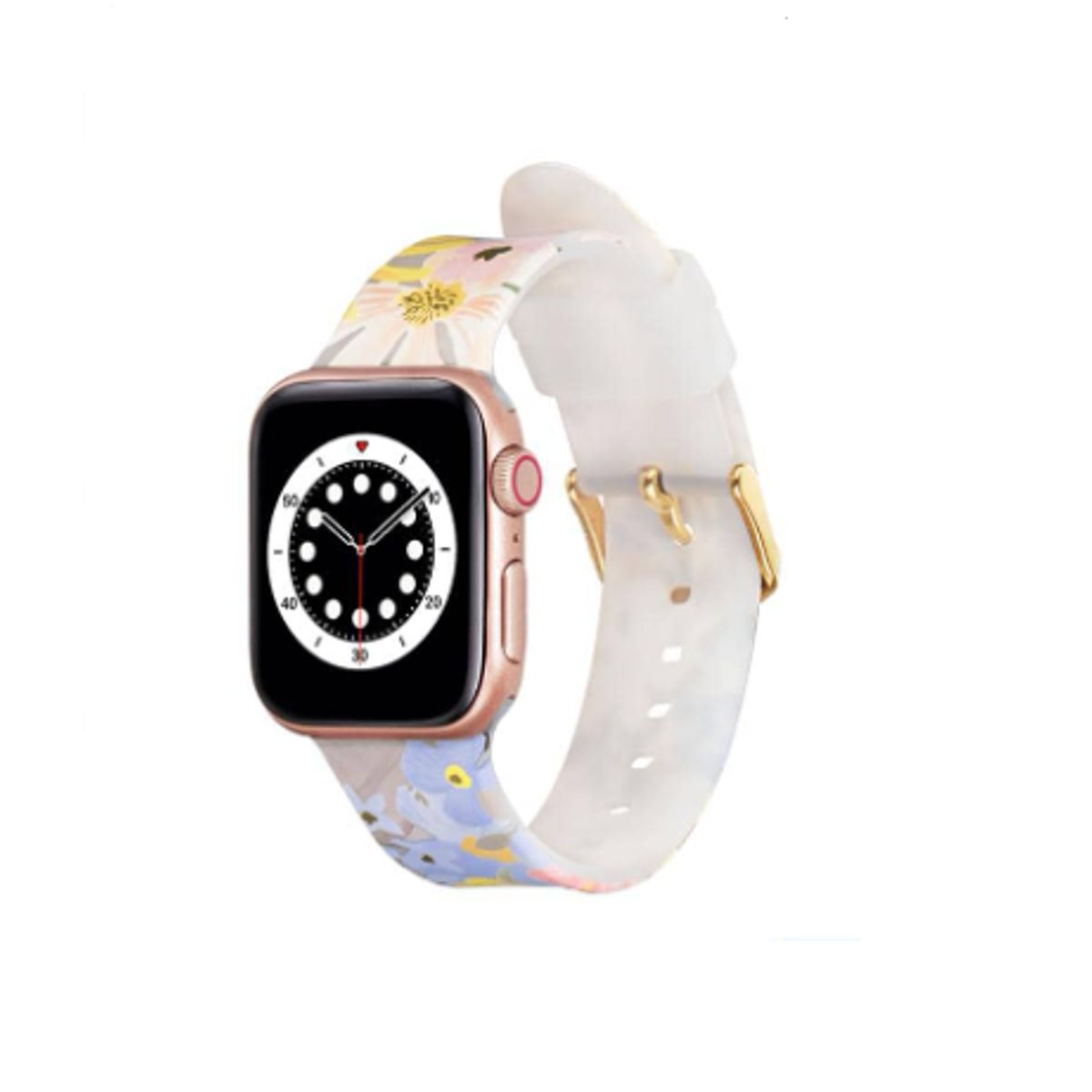 GENERICO - Correa Sof Floral para Apple Watch 42mm - FLORAL