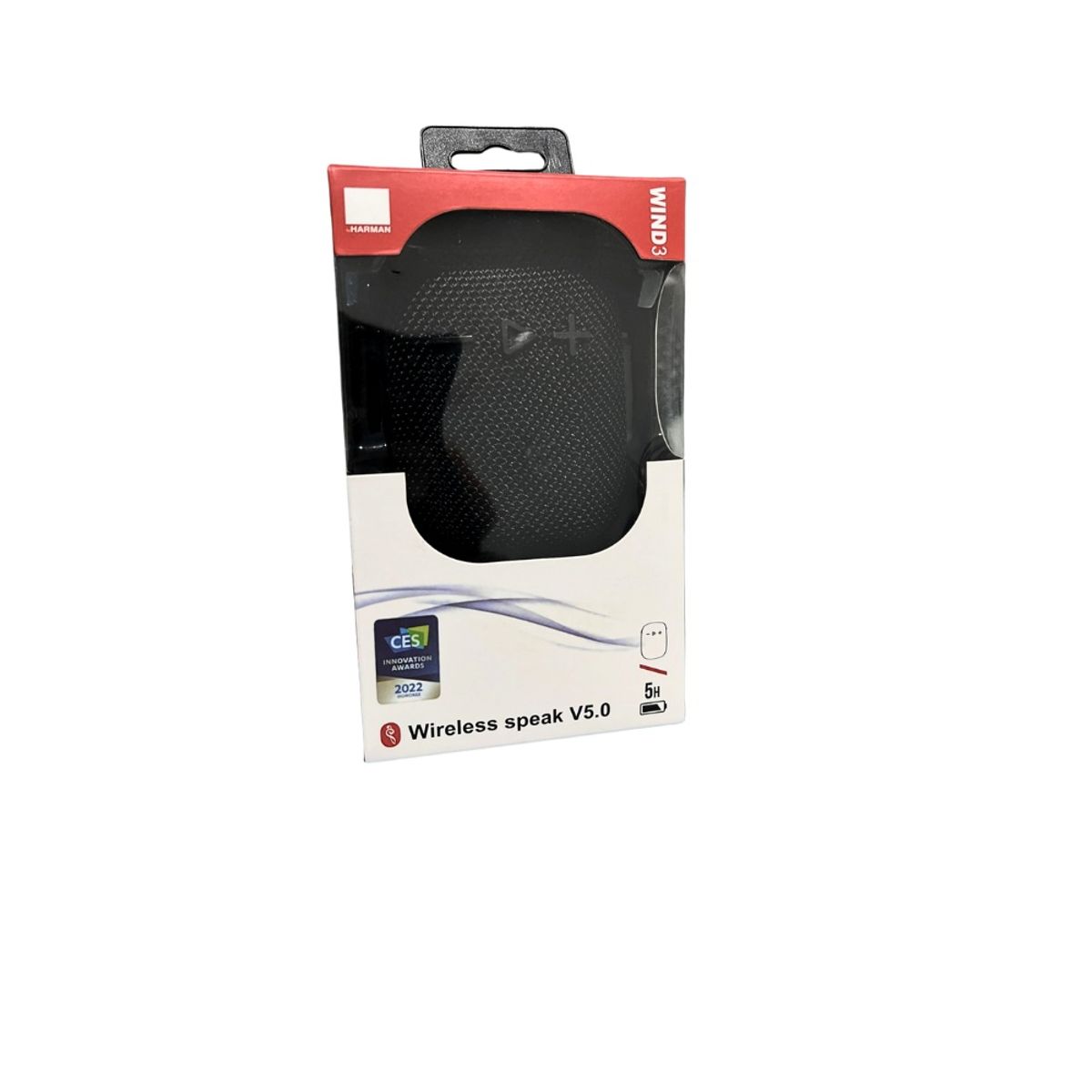 GENERICO - Mini Parlante Bluetooth Wind3 Negro