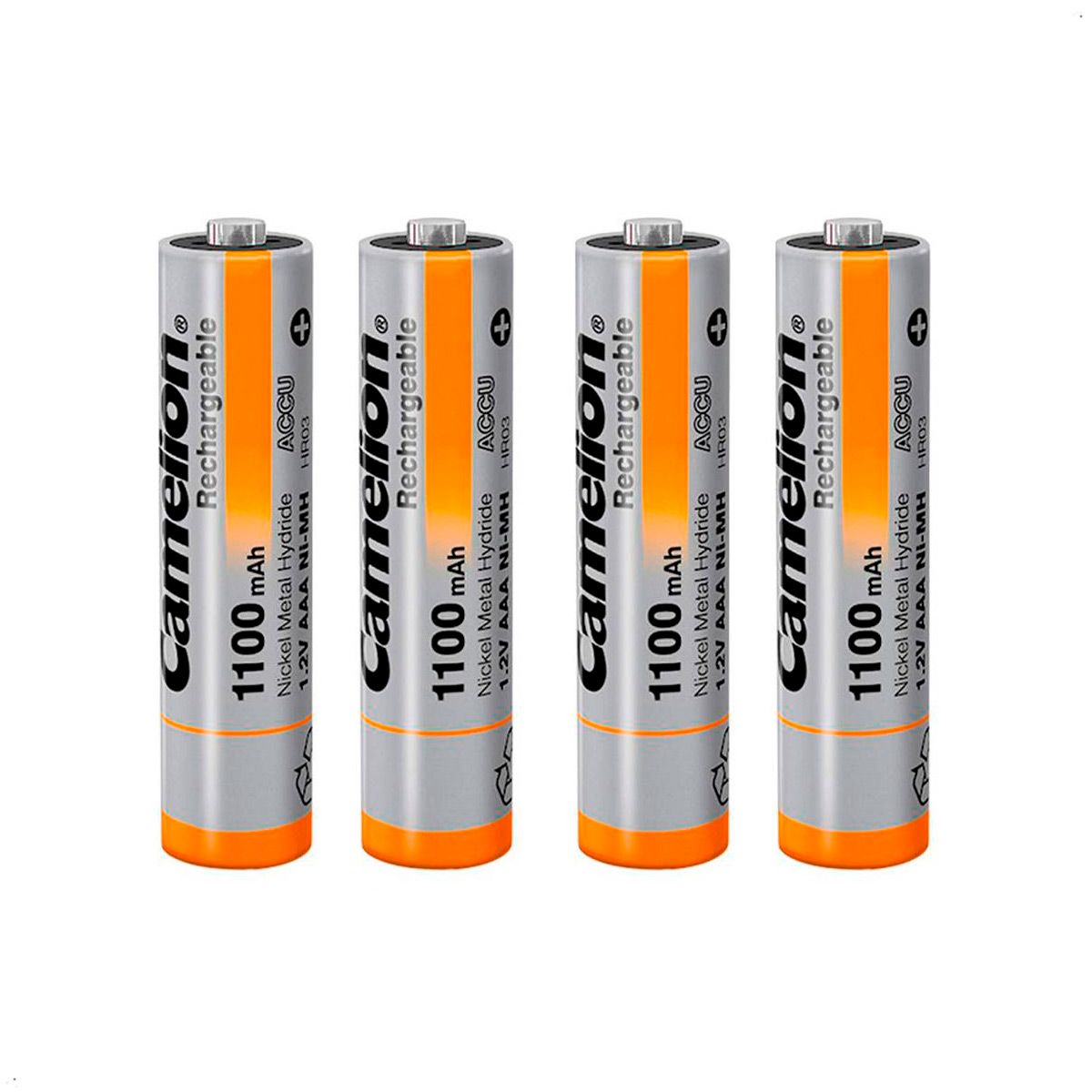 CAMELION - pack de pilas recargables AAA Camelion 1100mAh Pack 4 Unds