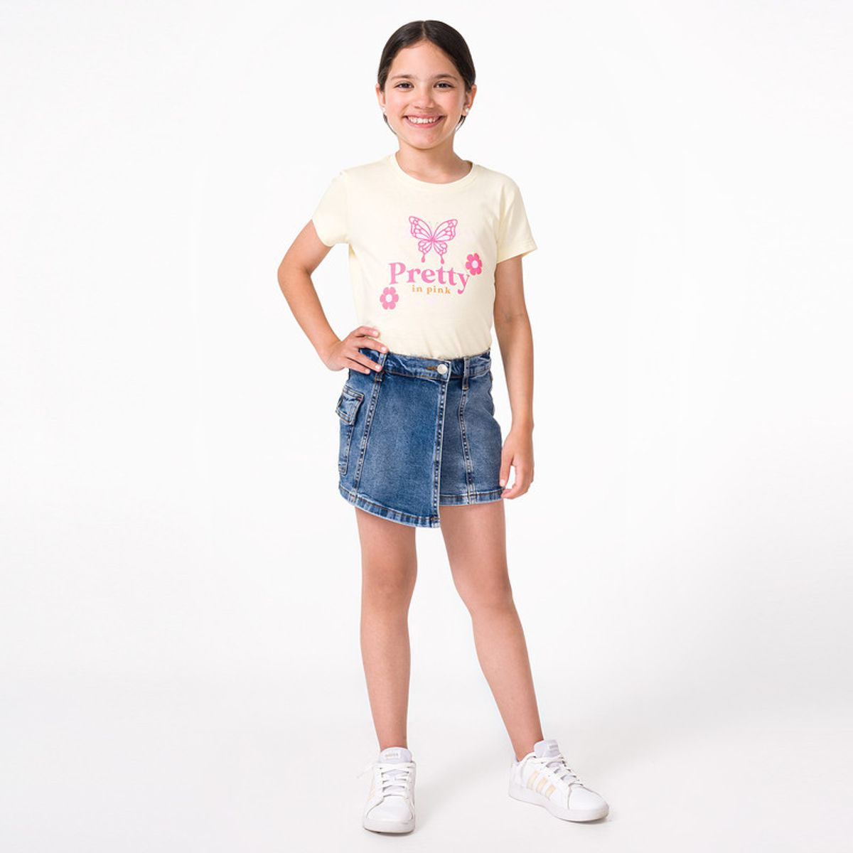 PIONIER - Short Denim Stretch Niña Zinthia Pionier