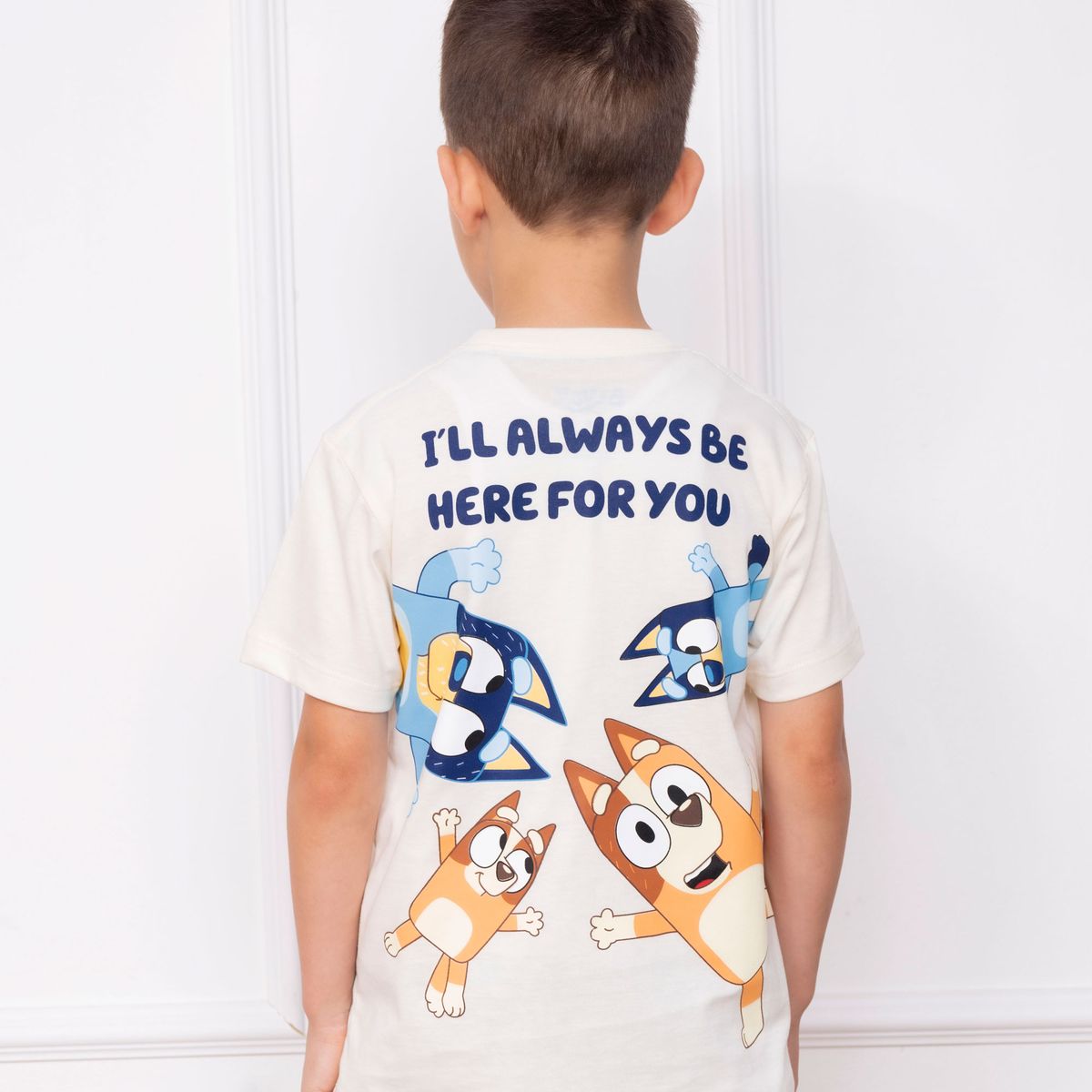 BLUEY - POLO BLUEY NIÑO MC - JERSEY 100% ALGODON