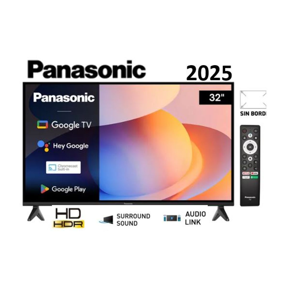 PANASONIC - Televisor 32 Led HD Panasonic TC-32NS600P  2025
