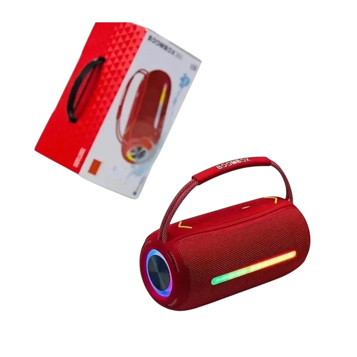 GENERICO - Parlante BOOMBOX 360° Con luz RGB