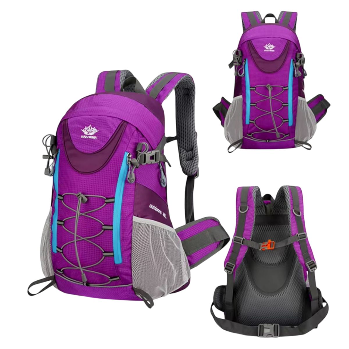 GENERICO - Mochila Trekking 40 Litros Outdoor 034 Montaña Viaje Campamento