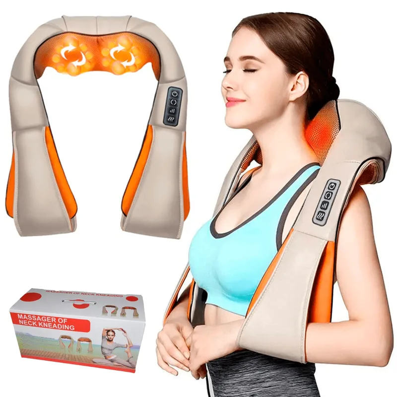 INSPIRA MARKET - Masajeador Portátil de Cuello Espalda y Piernas