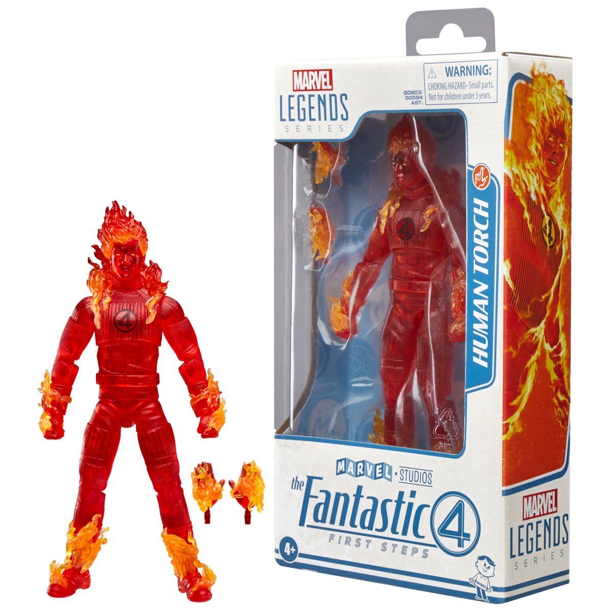 MARVEL - Los 4 Fantasticos 1ros Pasos Marvel Legends Antorcha Humana