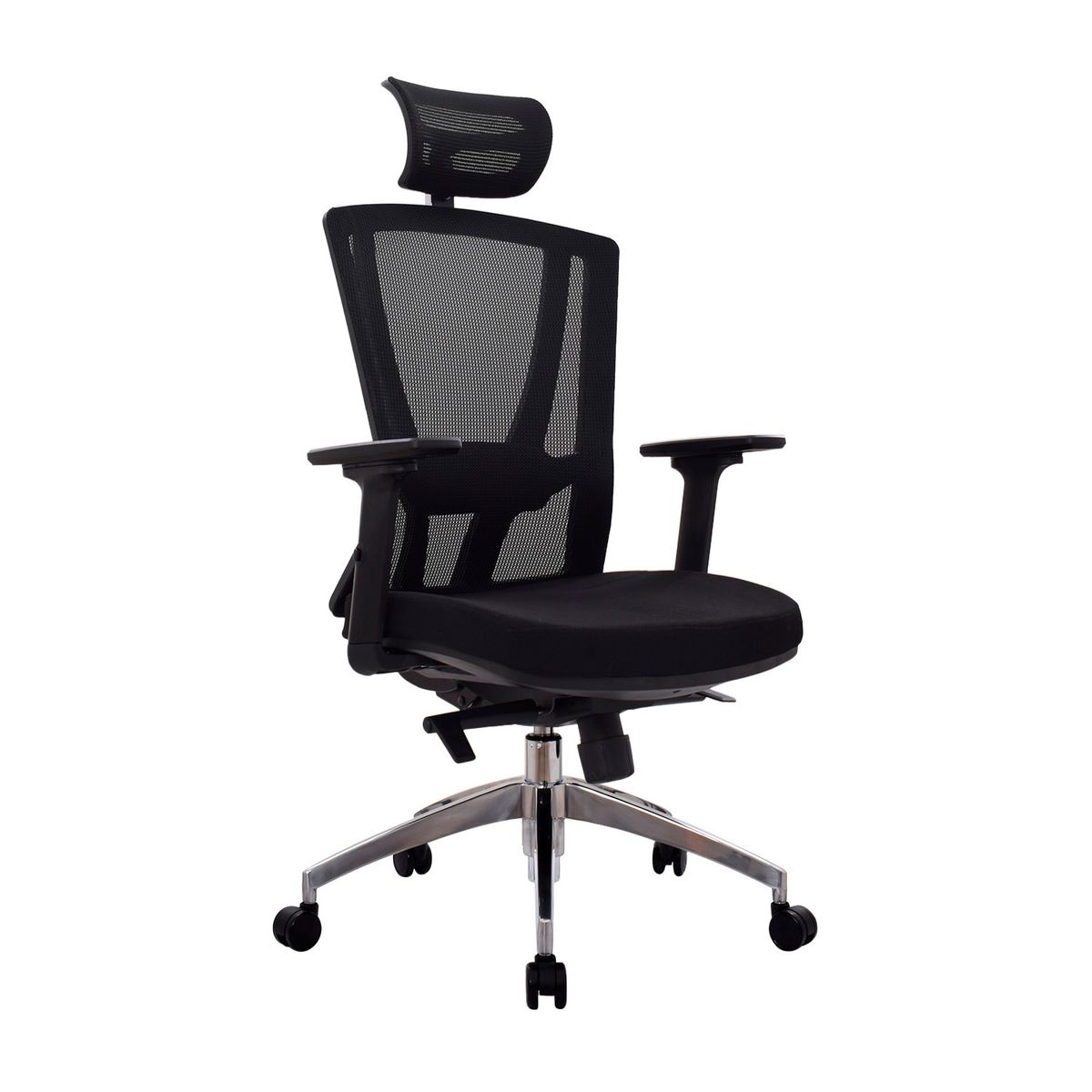 OFIDEAS - Silla Ergonómica Reclinable Negro Winner Presidente Ofideas