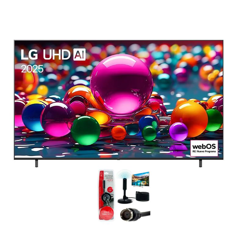 LG - Televisor 75 LG UHD 4k 75ua8050psa 2025 + Antena Digital