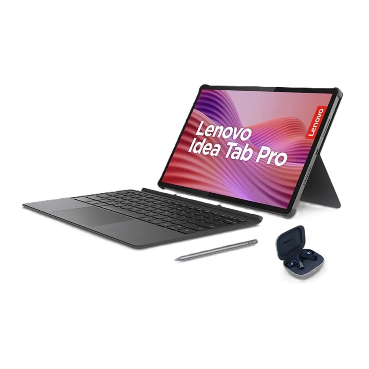 LENOVO - Tablet Lenovo Idea Tab Pro + Teclado + Lapiz + Audífonos 124 256GB 8GB Gris