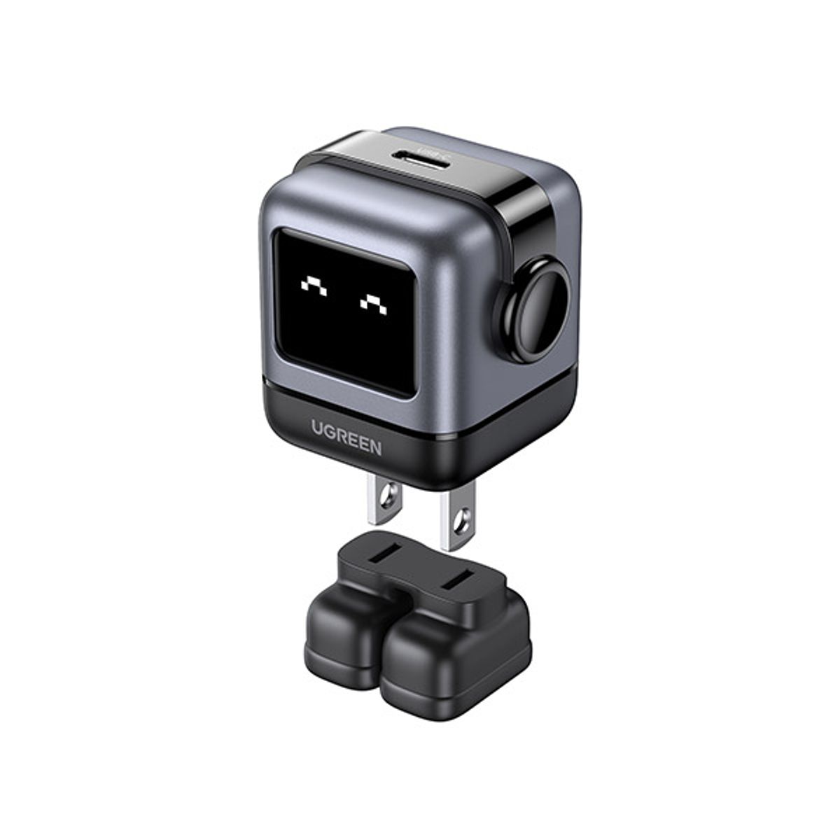 UGREEN - CARGADOR ROBOT UGREEN NEXODE 30W USB-C FAST CHARGER NEGRO