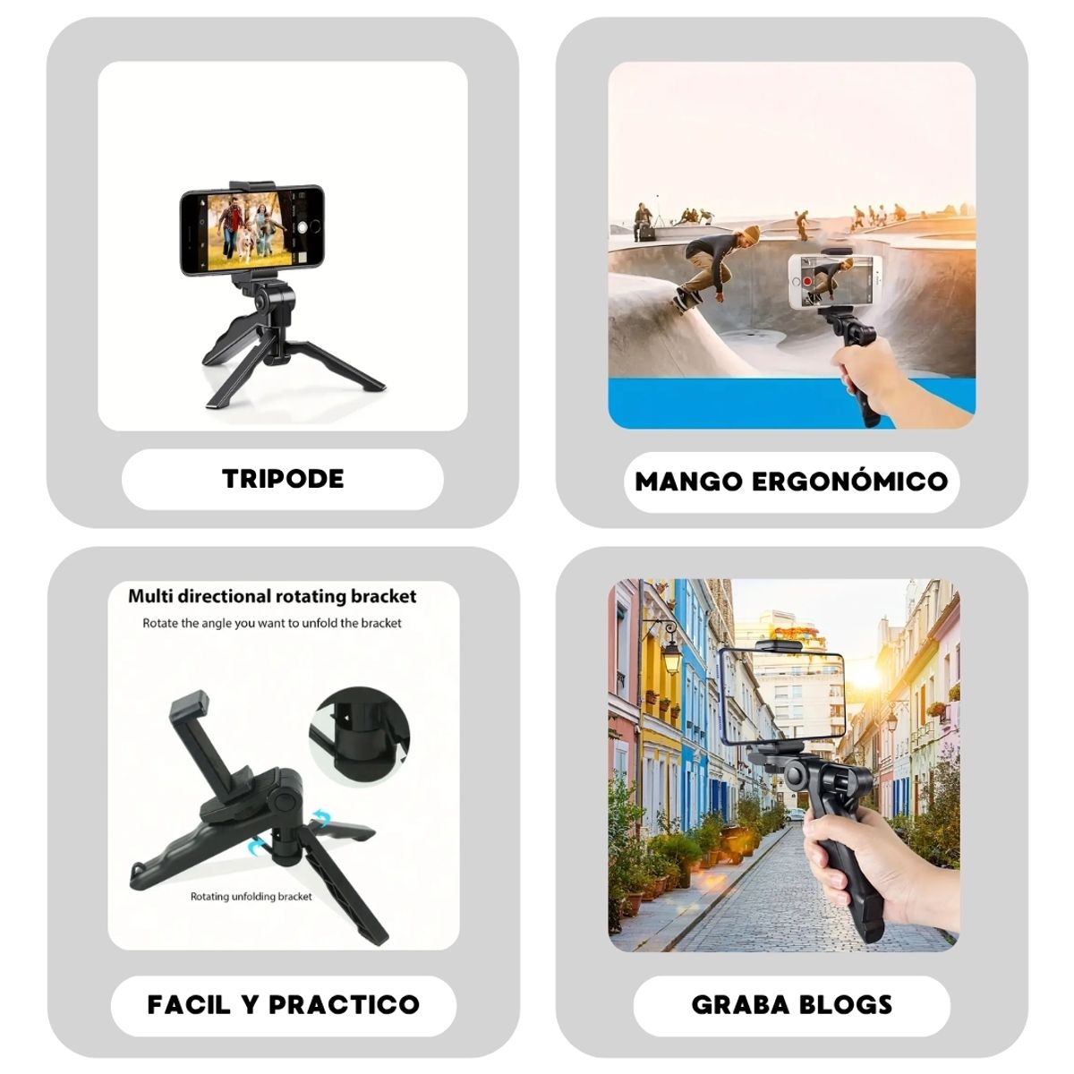 GENERICO - Trípode Ergonómico para Celelar