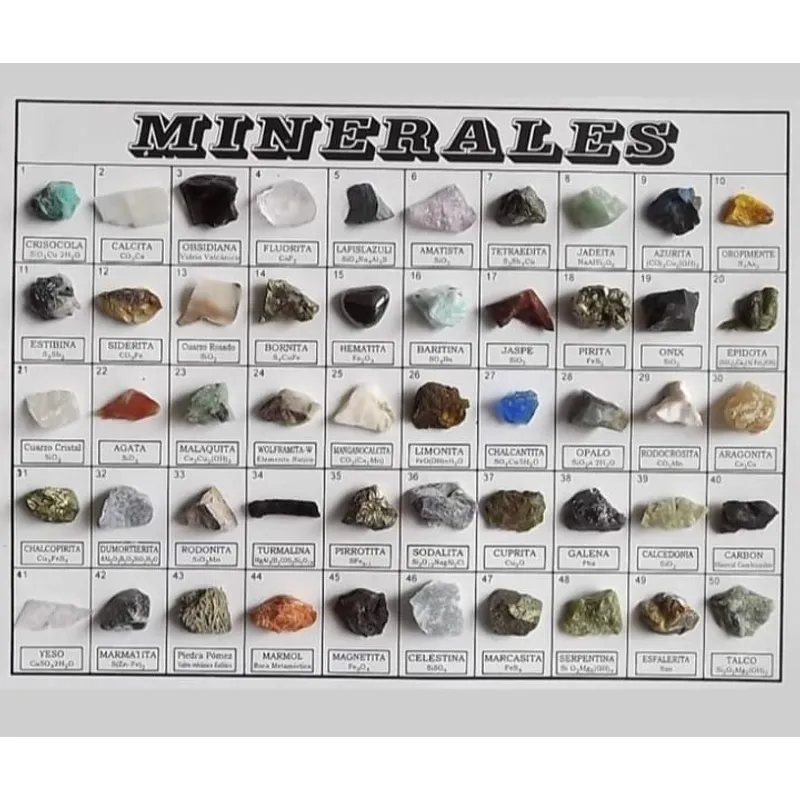 GENERICO - ARTESANIA PERUANA COLECCION 50 MINERALES