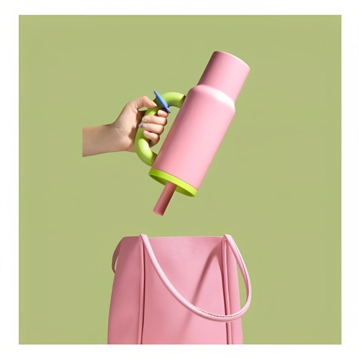 GENERICO - Taza Premium Tipo Chako Lab de Acero Inoxidable Hermético de 1200 ml