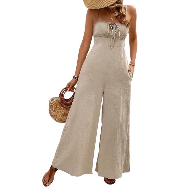 BLWOENS - Mono de verano para mujeres - Beige