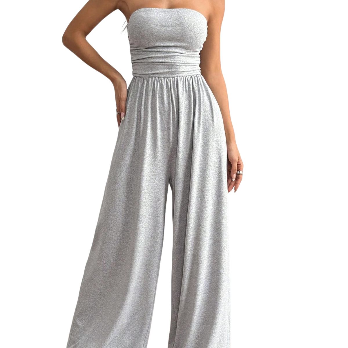 BLWOENS - Mono de verano para mujeres - Gris