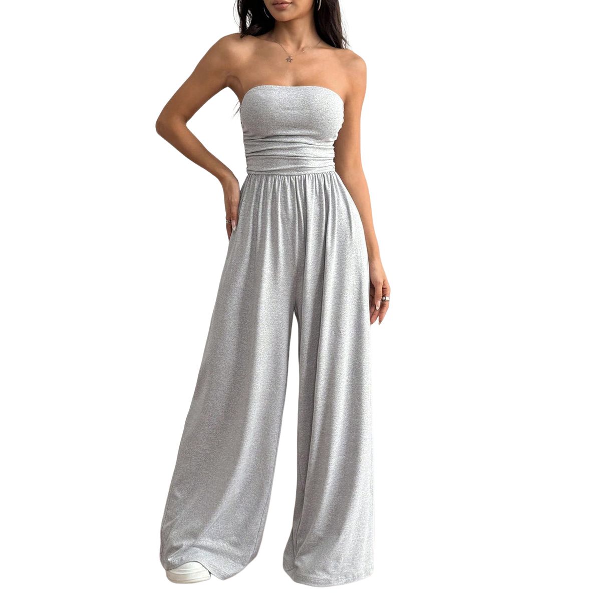 BLWOENS - Mono de verano para mujeres - Gris