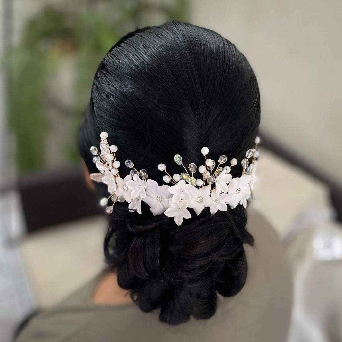 ANADE HANDMADE - TOCADO TIARA ACCESORIO CABELLO JOYAS DE NOVIA